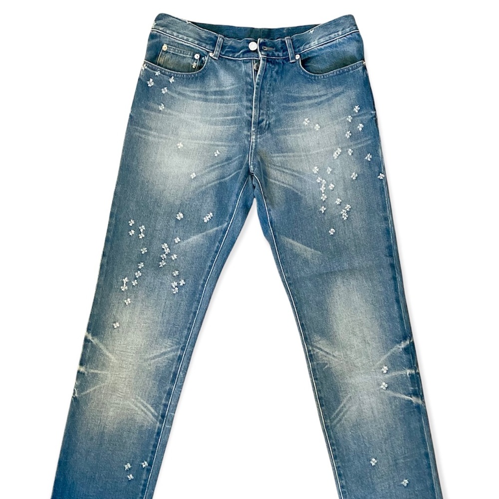 Givenchy hole punch denim